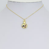 Colorful CZ Ladybird Laybug Pendant charm, Sku#JL209