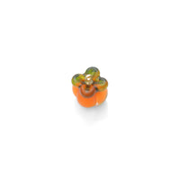 Orange Enamel Persimmon Charm Pendant,Sku#LK1233