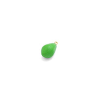 Green Enamel Papaya Charm Pendant,Sku#LK1236