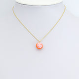 Cute Tangerine Orange Charm Pendant,Sku#LK1237