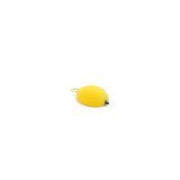 Cute Enamel Yellow Mango Charm Pendant,Sku#LK1238