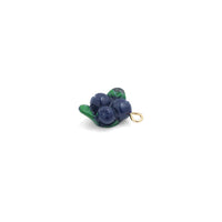 Cute Enamel  Blueberry Charm Pendant, fruit charm, Sku#LK1244