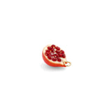 Enamel Gold Half Pomegranate Charm Pendant,Sku#LK1247