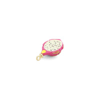 Enamel Dragon Fruit Charm Pendant,Sku#LK1249