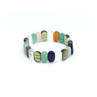 8x10mm/10x14mm Rectangle Stretchy Bracelet, Sku#U1992