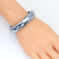 14x17mm Curved Rectangle Stretchy Bracelet, Sku#U1993