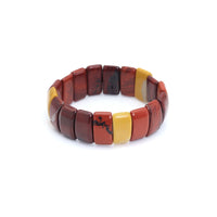 11x20mm Curved Rectangle Stretchy Bracelet, Sku#U1994