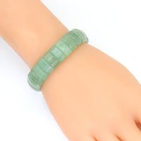 7x15mm Aventurine Rectangle Stretchy Bracelet, Sku#U2001