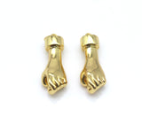 Gold Power Fist Charm, LK528