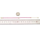 24 Colors!! Diamond Cord Bracelet, Bezel Bracelet, Round Bezel Bracelet,Friendship Bracelet, CZ string bracelet, Dainty Bracelet, sku#EF84