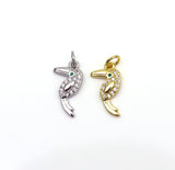 CZ Woodpecker Charm, Sku#JD11