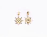 Gold Spike Eye Charm, LK541