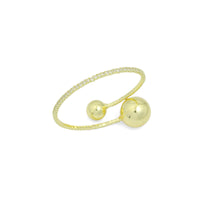 CZ Tennis Round Ball End Adjustable Bracelet, Sku#A452