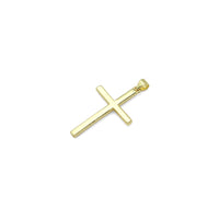 Gold Silver Clear CZ Cross Charm Pendant, Sku#LD636
