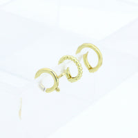 Plain Gold Silver Push Clasp Sailor Clap Snap Clip Clasp ,Sku#LX886