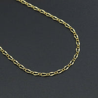 18K Gold Dainty Oval link Chain necklace, sku#JL128