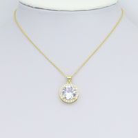 Big Crystal Charm Pendant, Sku#LK1097