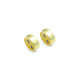 Yellow Enamel Cool Smiley Face with Sunglass spacer beads, Sku#LK1111