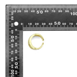Baguette CZ Three Lines Adjustable Ring, Sku#LX486