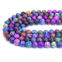 12mm Multicolor Agate Round Smooth Beads, Sku#U2031