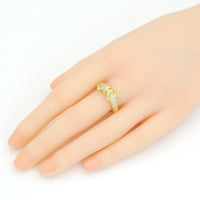 Twisted Rope CZ Adjustable Ring, Sku#LK1131