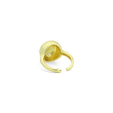 Gold Dome Ball Adjustable Ring, Sku#LK1132