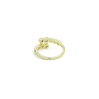 Round Dots CZ Wrap Adjustable Ring, Sku#LK1134