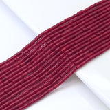 Red Coral Smooth Tube Beads, Sku#U1836