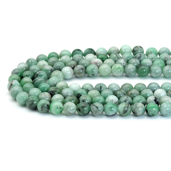 Top Quality Emerald Round Smooth Beads, Sku#U1811