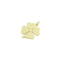 Gold Clover Shape Charm Pendant, Sku#LK1123