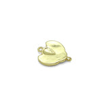 Gold Red Enamel Ladybug  Coonector Charm Pendant, Sku#LK1024