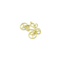 Gold Bike Charm Pendant, Sku#LK1125