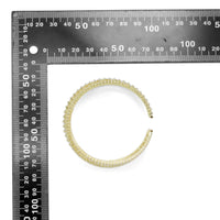 Clear CZ Crossover Baguette CZ Adjustable Bracelet, Sku#A271