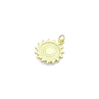 White Opal Sunburst Charm Pendant, Sku#LX807