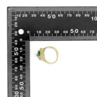 Clear Green Purple Pink Heart CZ Adjustable Ring, Sku#LX495