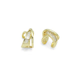 Gold Baguette CZ ear cuff, Sku#LX712