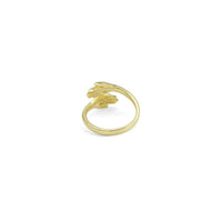 Gold Huggie Hands  Adjustable Ring, Sku#JL196