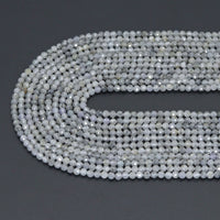 Genuine Cubic Zirconia Round Faceted Beads, Sku#U2192-1