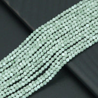 2mm Genuine Green Angelite Round Faceted Beads, Sku#U2203