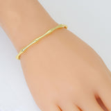 Bamboo Joint Cuff Bracelet, Sku#A280