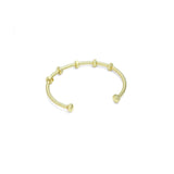 Gold Nut Bolt Adjustable Bracelet, Sku#A281