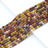 Genuine Mookaite Round Faceted Beads, Sku#U2193-1