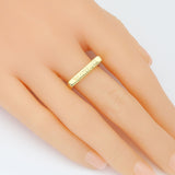 Gold Silver Be Happy heart Bar Adjustable Ring, Sku#A286
