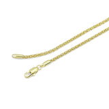 Gold Silver box Chain CZ Long Spike Bar Pendant  Necklace, Sku#A180