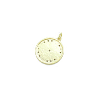 Gold Silver Arrows On Round Coin Charm Pendant, Sku#L724