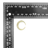 Clear CZ Chunky Cross Adjustable Ring, Sku#Y936