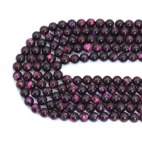 Pink/Yellow/Purple/Green Jade Round Smooth Beads, Sku#U2210