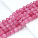 Rhodochrosite Jade Round Smooth Beads, Sku#U2225