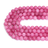 Rhodochrosite Jade Round Smooth Beads, Sku#U2225