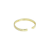 Gold Silver CZ Checkboard Patten Bracelet, Sku#ML80